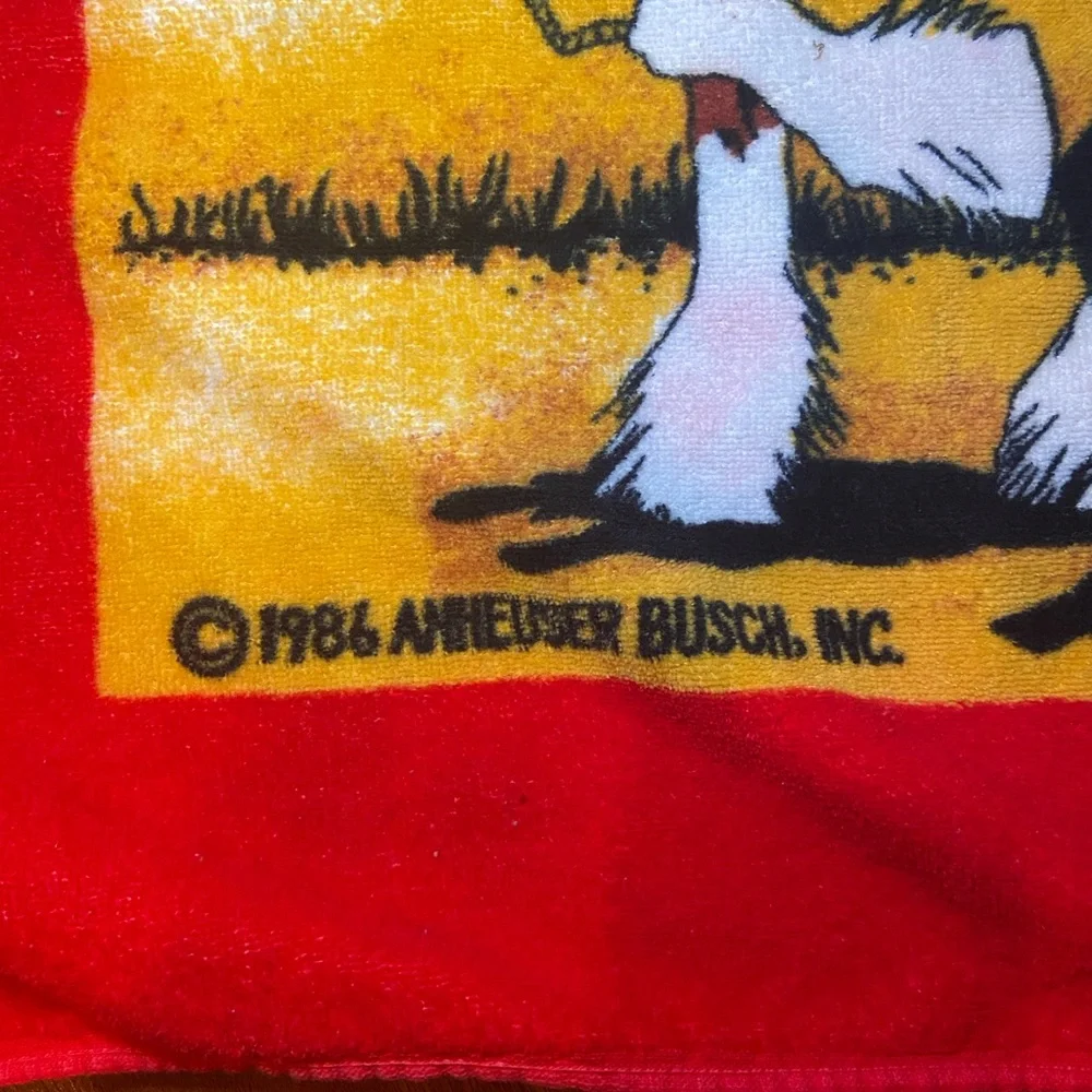 Briggs New York Red and Blue Clydesdales Towel